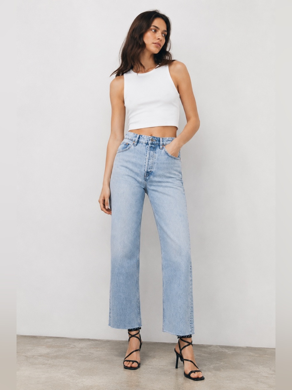 NWOT ZARA High Rise Straight Leg Jeans
Size: EU 38 / US 6